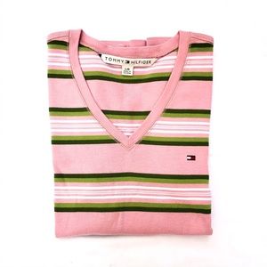(SOLD) VINTAGE TOMMY HILFIGER STRIPE MULTICOLORED